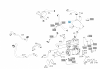 奔馳發(fā)動機(jī)OM936空氣壓縮機(jī)消音器A9361300107